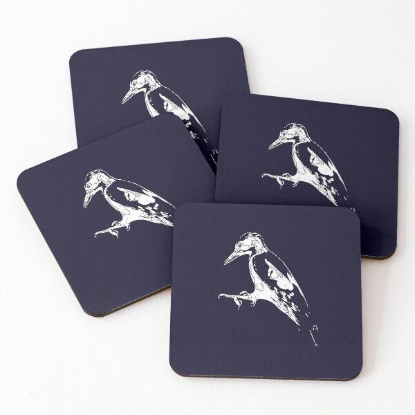 Item preview,  Downy Woodpecker White Print  designed and sold by designsasstultd.