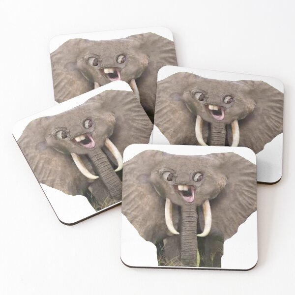 Item preview, elephant funny face designed and sold by danibr0wn.