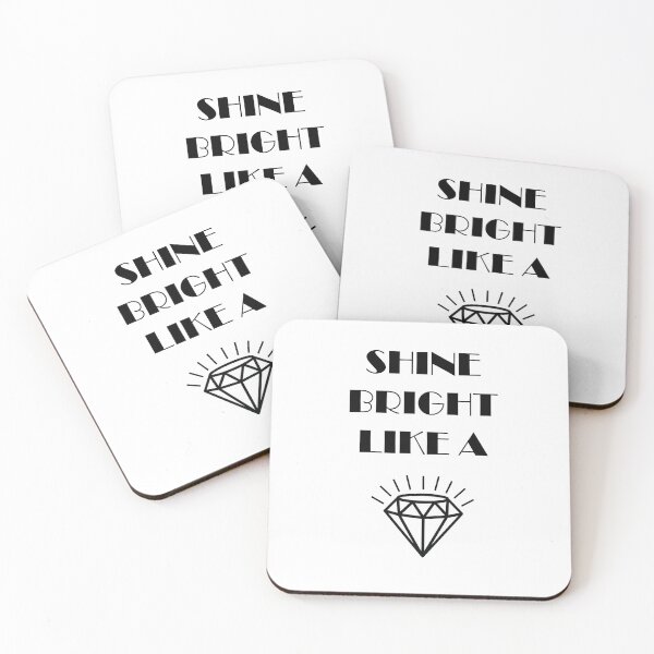 Item preview, Shine Bright Like a Diamond Inspirational Motivational Design designed and sold by NGAGE "LIVE LIFE".