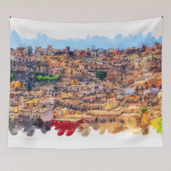 Item preview, Sicily, villages of Italy designed and sold by AM FineArtPrints.