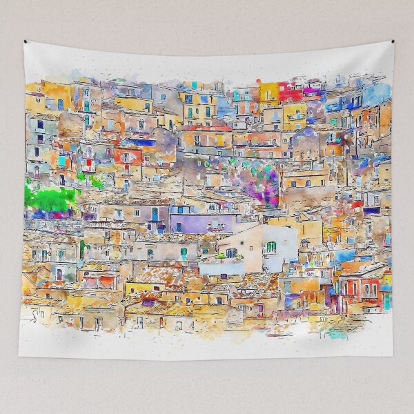 Item preview, Sicily, villages of Italy designed and sold by AM FineArtPrints.