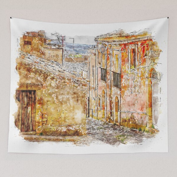 Item preview, Sicily, villages of Italy designed and sold by AM FineArtPrints.