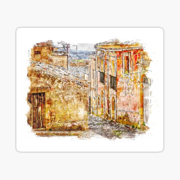 Item preview, Sicily, villages of Italy designed and sold by AM FineArtPrints.