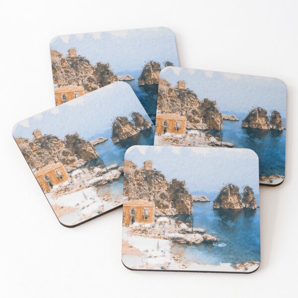 Item preview, Sicily, italian panorama designed and sold by AM FineArtPrints.