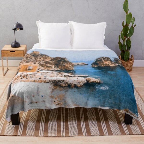 Item preview, Sicily, italian panorama designed and sold by AM FineArtPrints.