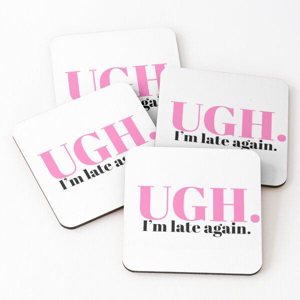 Item preview, UGH. IM LATE AGAIN designed and sold by isabssmi.