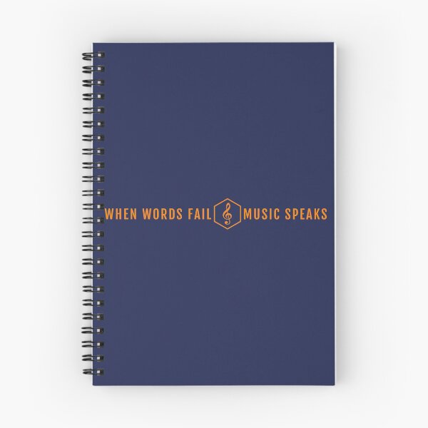 Item preview, When Words Fail, Music Speaks designed and sold by retro87tee.