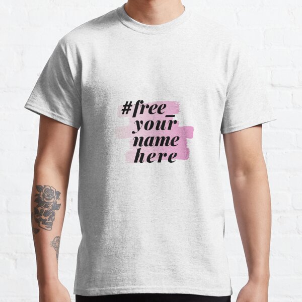 #free_yournamehere mauve Classic T-Shirt