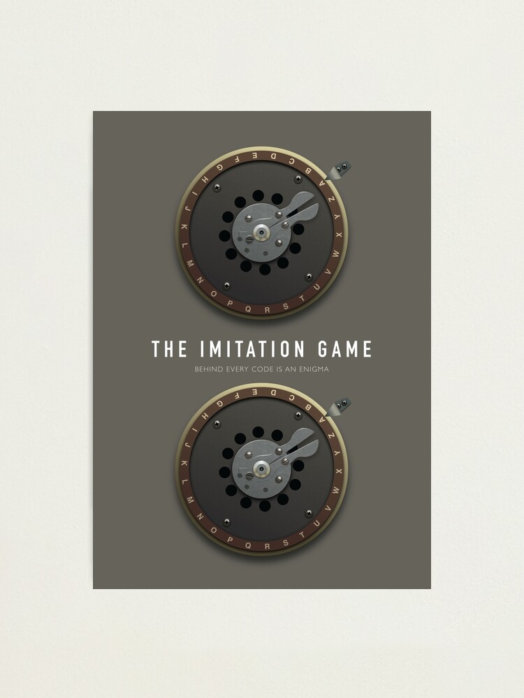 Alternate view of The Imitation Game - Alternative Movie Poster Photographic Print