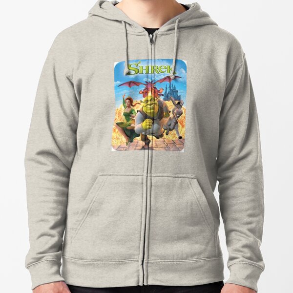 shrek Zipped Hoodie