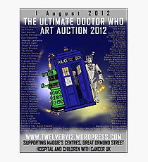 The Ultimate Dr Who Art Auction 2012 by Twelveby12 Photographic Print