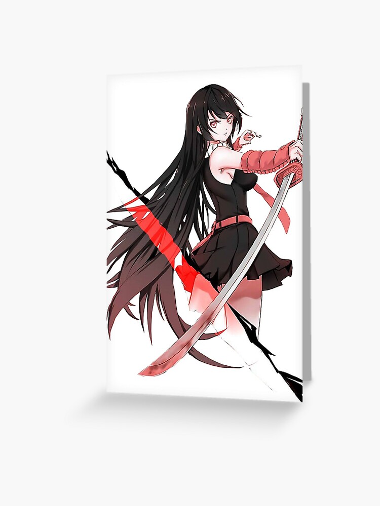 Anime Akame ga Kill wallpaper Greeting Card for Sale by igor-me
