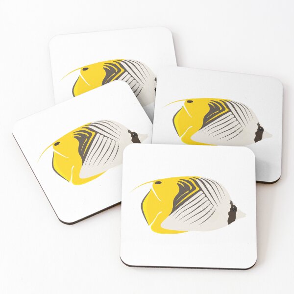 Item preview, Threadfin Butterflyfish - Chaetodon auriga designed and sold by Emma Pardini.