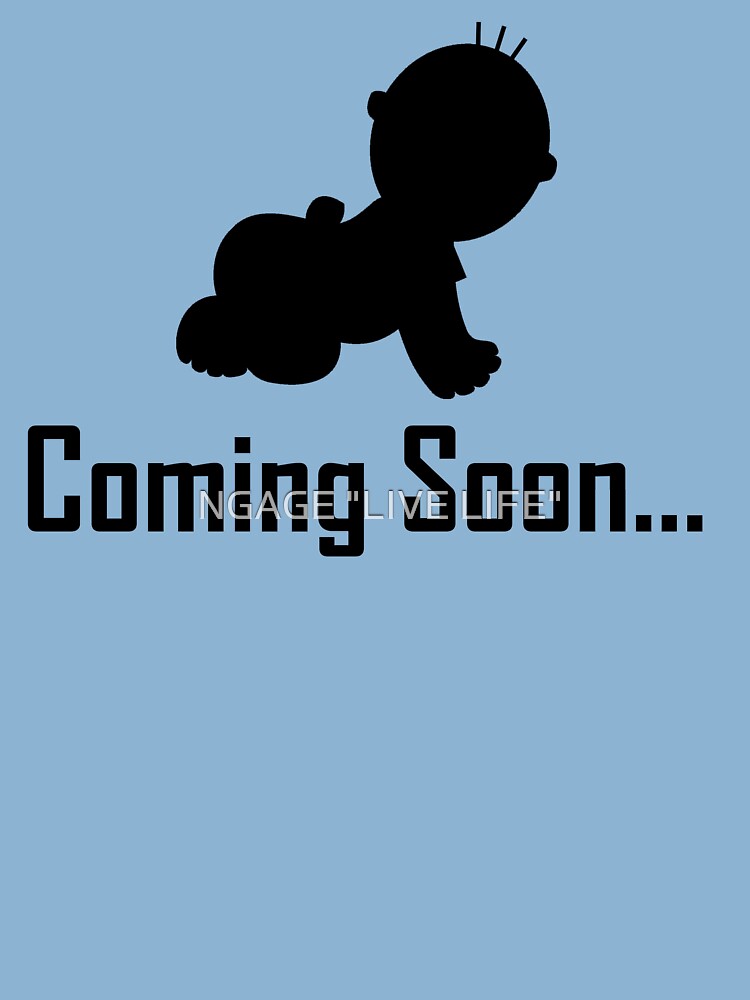 Cute Baby Coming Soon Kids T-Shirt for Sale by NGAGE LIVE LIFE