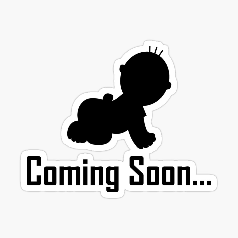 Funny Coming Soon Maternity Baby t-shirt - TenStickers