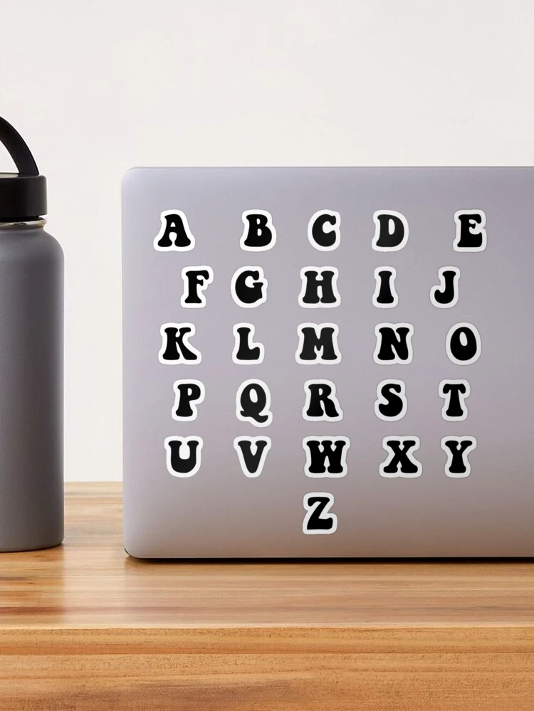 Groovy Alphabet Sticker Sheets – Idlewild Co.