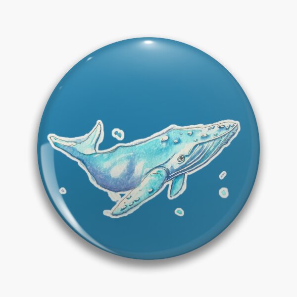 Item preview, Joakim - Watercolor Whale designed and sold by Elena Casiglio.