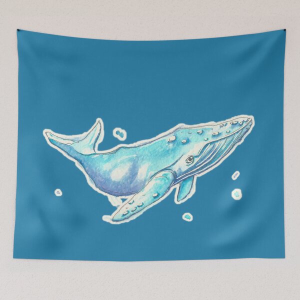 Item preview, Joakim - Watercolor Whale designed and sold by Elena Casiglio.