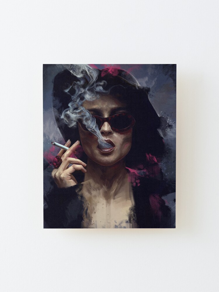 Alternate view of Marla Singer Mounted Print