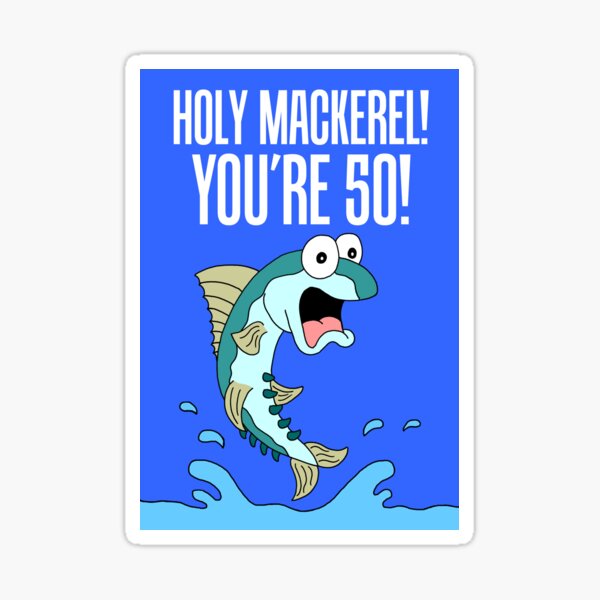 50th Birthday Fisherman Merch & Gifts for Sale