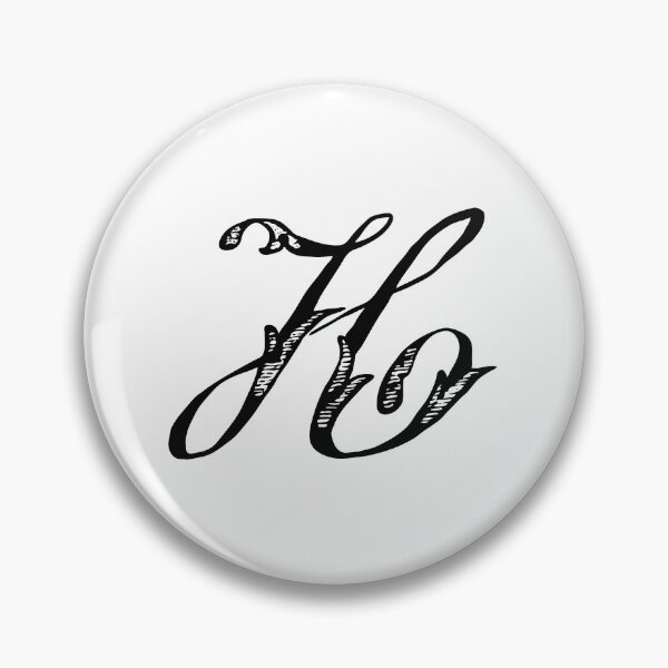 Item preview, Antique Vintage Stylish Black and White Monogram Letter H designed and sold by Vintage-TM.