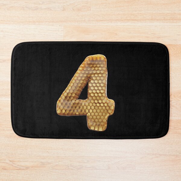 Item preview, 4 Number 3d Honey Numbers Font designed and sold by HelloFromAja.
