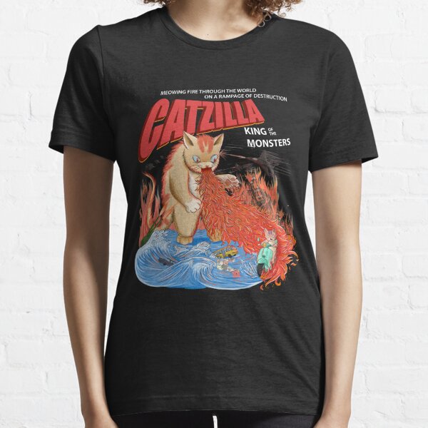 cat godzilla shirt