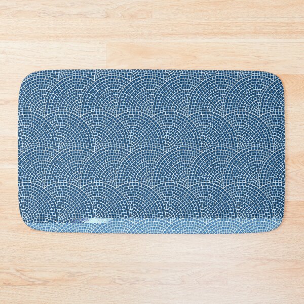 Item preview, The Square fan - classic blue designed and sold by crumpsticks.