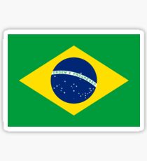 Brasilien Flagge - brasilianisches T-Shirt Sticker