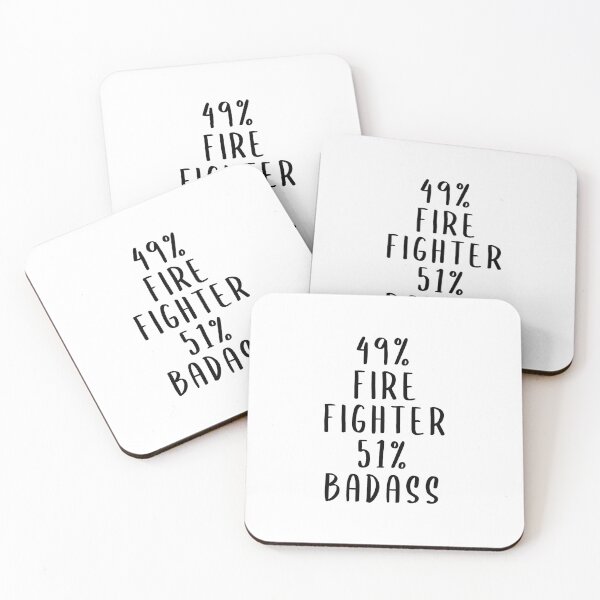 Item preview, 49% Firefighter 51% Badass designed and sold by livegood.
