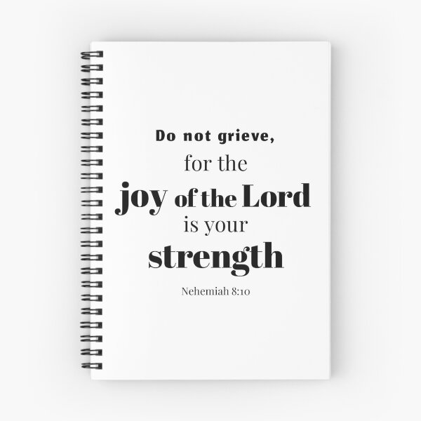 Item preview, Bible verse Nehemiah 8:10 Christian quote designed and sold by AmeliasArtistry.