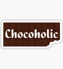Chocoholic Sticker & Greeting Card Sticker