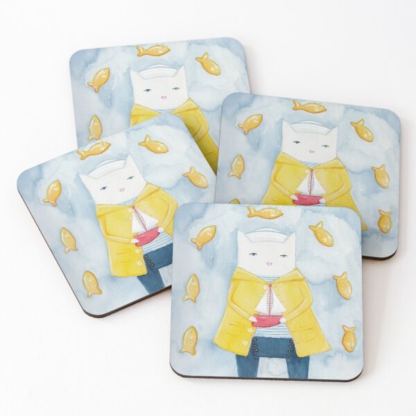 Item preview, The Little Fisherman designed and sold by KilkennyCat Art.