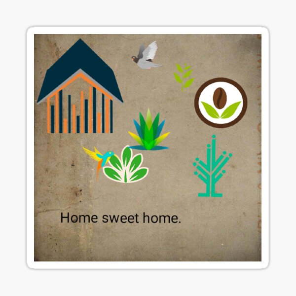 Longing for home Sticker