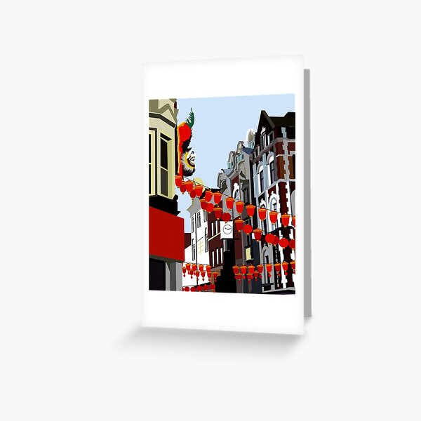 Aperçu de l'œuvre Chinatown, Londres créée et vendue par juliechicago.