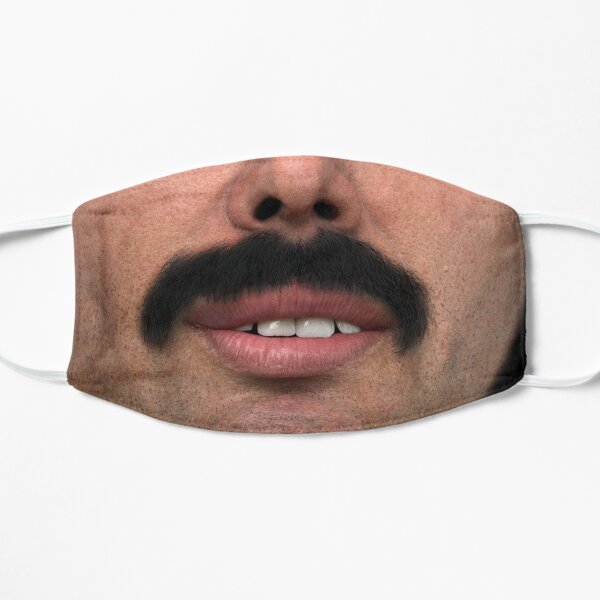 La plus grande moustache Masque sans plis