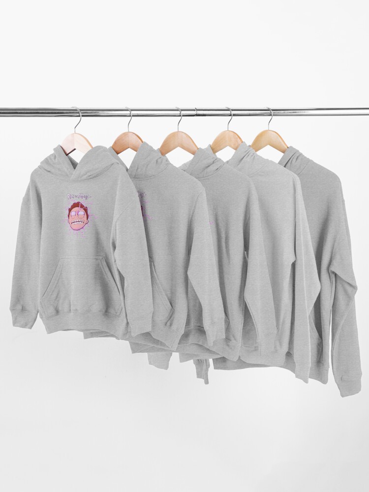 Alternate view of Bad Morty Kids Pullover Hoodie