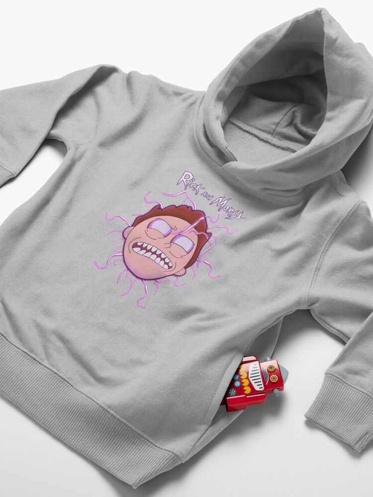 Alternate view of Bad Morty Toddler Pullover Hoodie