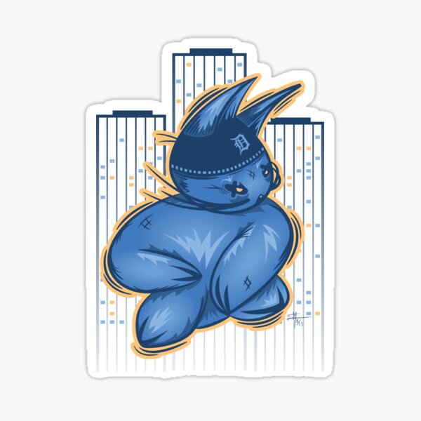 Detroit City Kitty Sticker