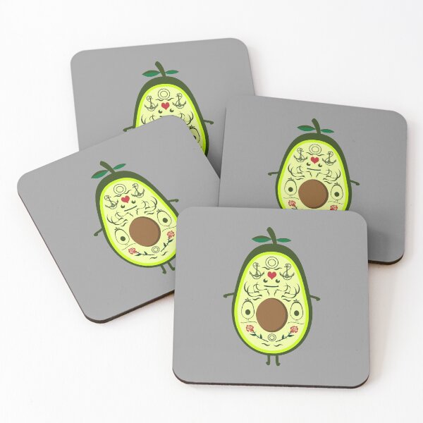 Item preview, funny tattooed avocado (b) designed and sold by spontania.