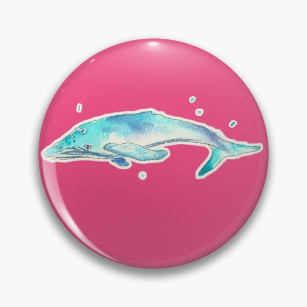 Item preview, Beatrix - Watercolor Whale designed and sold by Elena Casiglio.