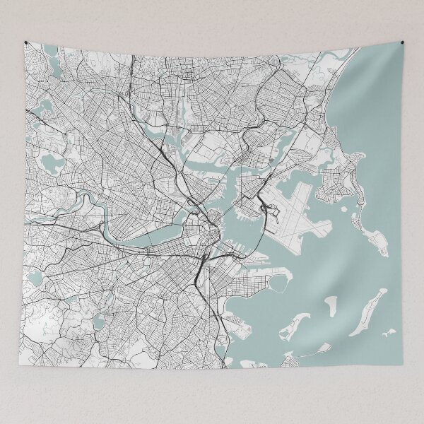 Item preview, Boston City Map designed and sold by JLCDesign.