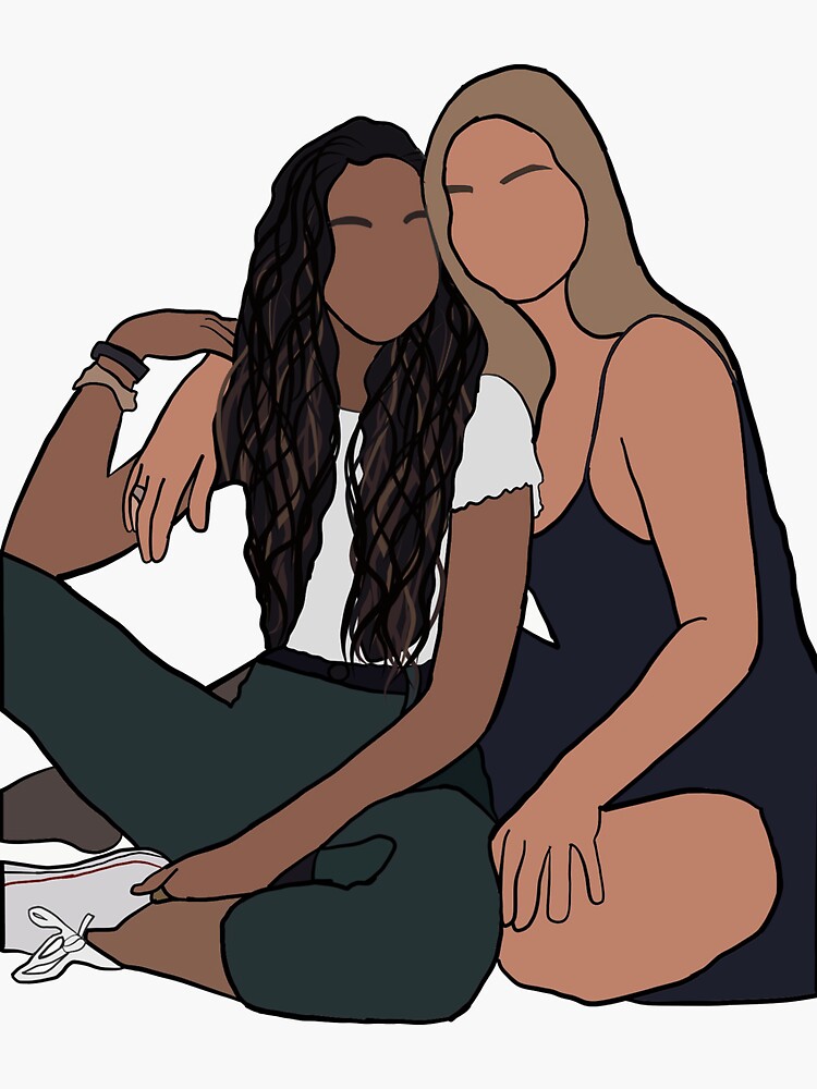 "Madison Bailey and Madelyn Cline Sticker" Sticker by Mayas-Stickers