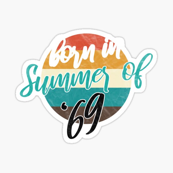 Vista previa del artículo con la obra «Verano de 69», diseñado y vendido por Schmuddelshirt.