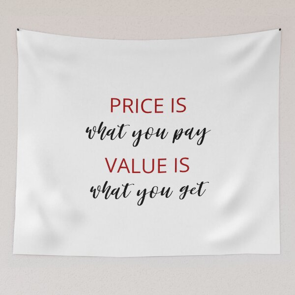 Item preview, Price vs. Value designed and sold by Flagship  Assistance Before Assistants.