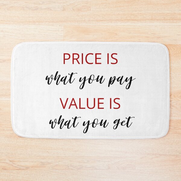 Item preview, Price vs. Value designed and sold by Flagship  Assistance Before Assistants.