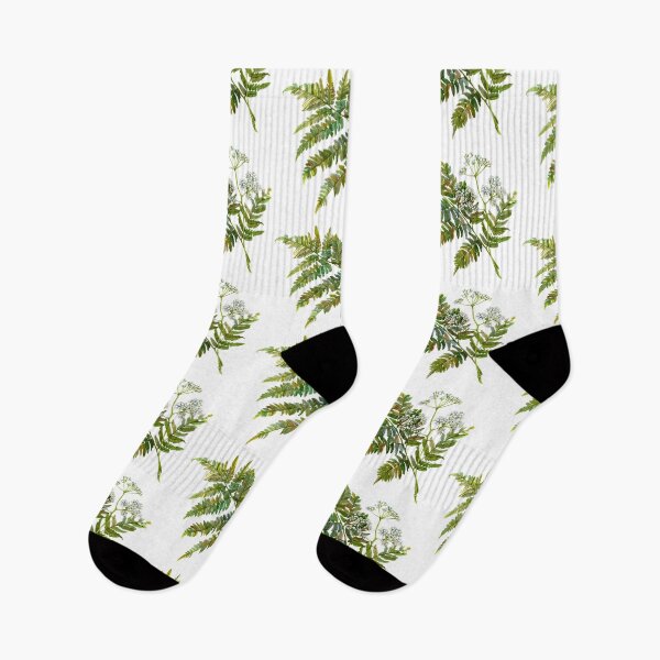 Item preview, Watercolor fern and flowers designed and sold by stasia-ch.