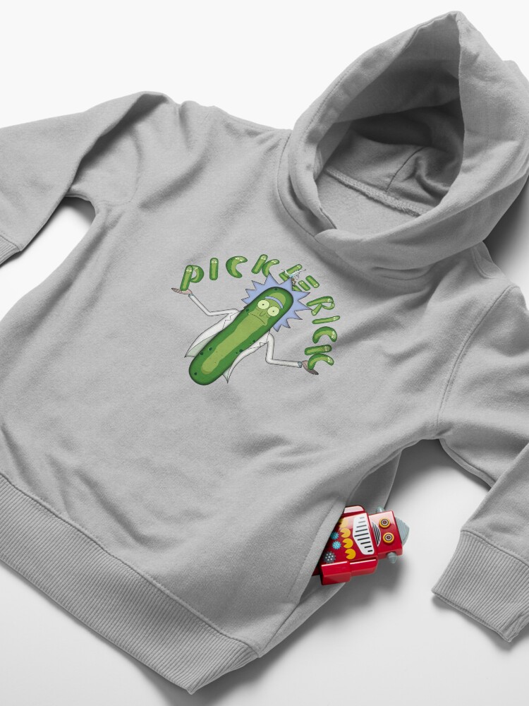 Alternate view of Pickle Rick 137 Toddler Pullover Hoodie