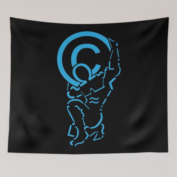 Item preview, Blue Atlas made of symbols designed and sold by jheupvidinha.