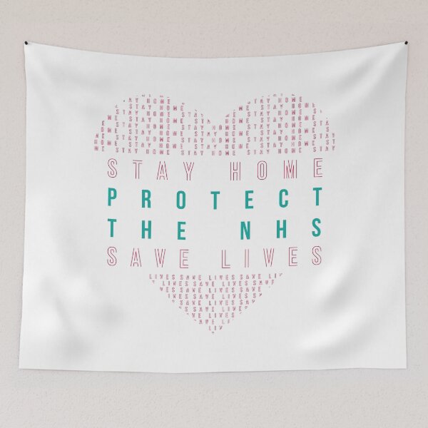 Item preview, Stay Home Protect The NHS Save Lives | Quarantine Lockdown | Ver.A designed and sold by dcspaceuk.